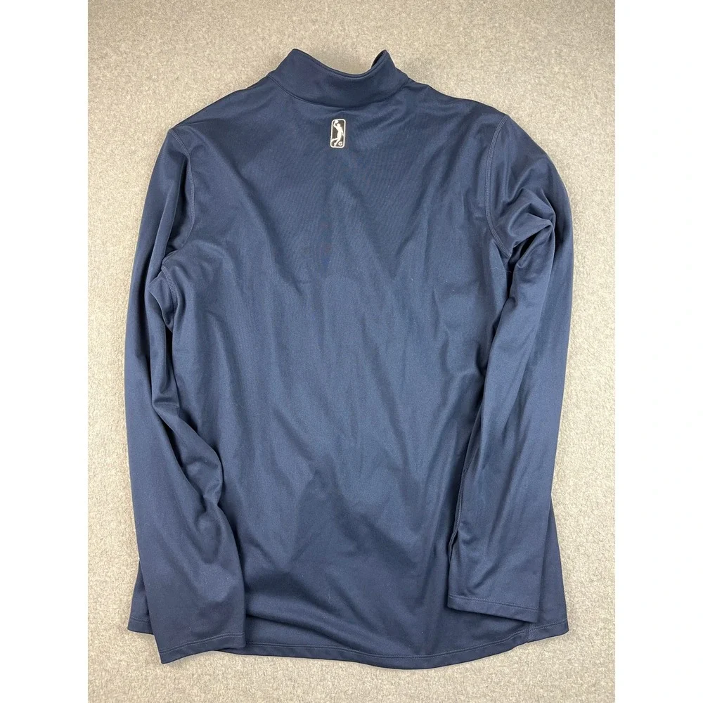 Nike Mad Ants Pullover Mens XL NBA G-League Blue Dri-FIT Quarter Zip Jacket